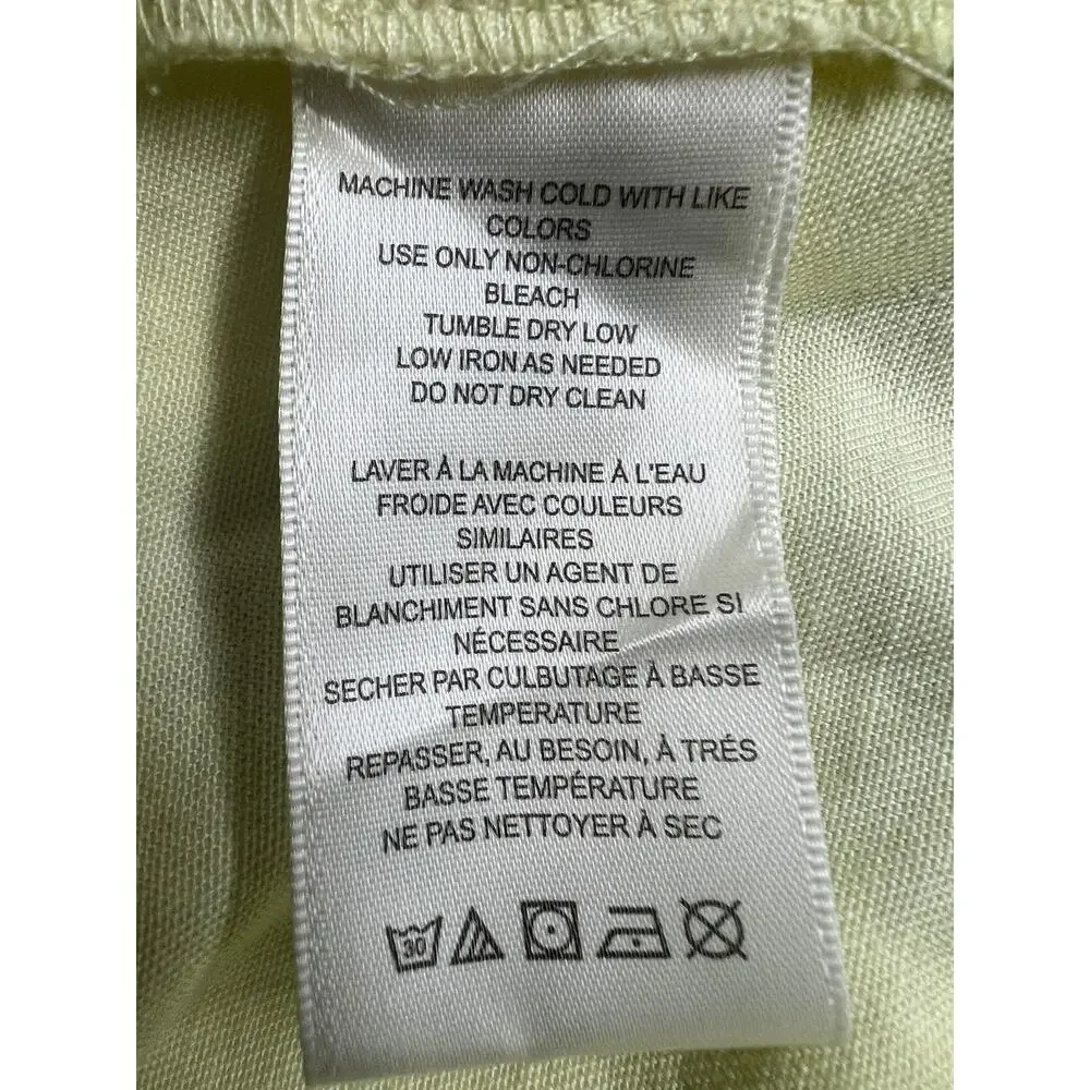 FREE PEOPLE WOMENS SIZE LARGE JUST JILL MAXI DRESS YELLOW BOHO NEW - Picture 12 of 13